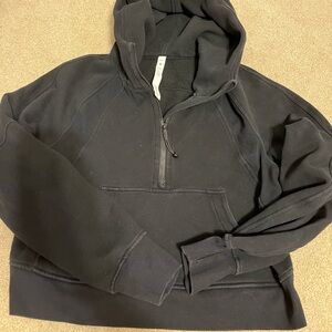 black lululemon scuba hoodie size xs small